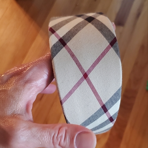 Burberry Accessories - Burberry Nova Check Extra Wide Headband Circa 2005